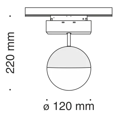 Трековый светильник Technical TR017-2-10W4K-B
