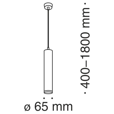 Подвесной светильник Technical P020PL-01GF